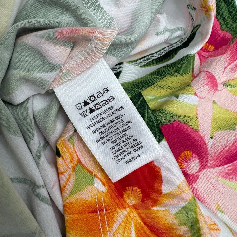 NEW Tommy Bahama Active Women's Floral Sleeveless Top Golf Tennis, Size XS NWT - Picture 4 of 8